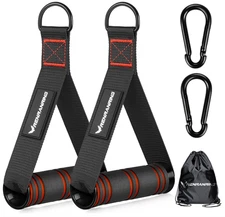 Replacement Gym Cable Handles, Pulldown Attachments for Strength Training