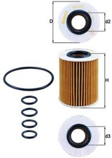KNECHT Ölfilter OX 437D Filtereinsatz für CHEVROLET OPEL MERIVA TRAX S10 MOKKA