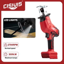 Cisivis 18V Cordless Reciprocating Saw - Bare Tool For Milwaukee M18