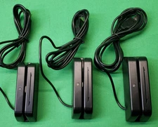 *Lot Of 3* USB Magnetic Credit Card Reader 3-Track POS Swipe Card Reader MSR123
