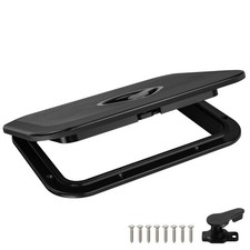 Marine Boat Hatch Deck Cover Lid,Marine Access  14x10.8", Black