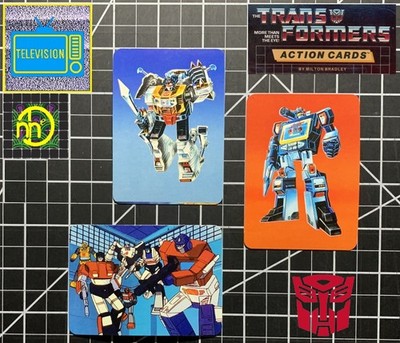 1985 Hasbro Transformers Card Singles - Pick Choose Complete Your Set