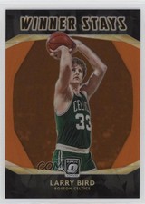 2020 Panini Donruss Optic Winner Stays Orange Prizm 7/39 Larry Bird #19 HOF 0x49