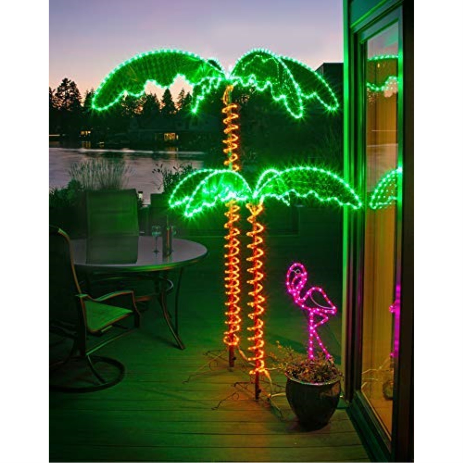 Уличный светильник Faulkner Furniture 20521 4.5 Led Palm Tree 120v