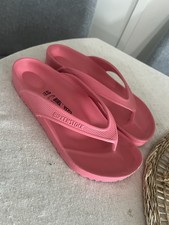 Birkenstock Honolulu Eva Rubber Thong Sandal Flip Flop Flamingo PINK Size 40/9