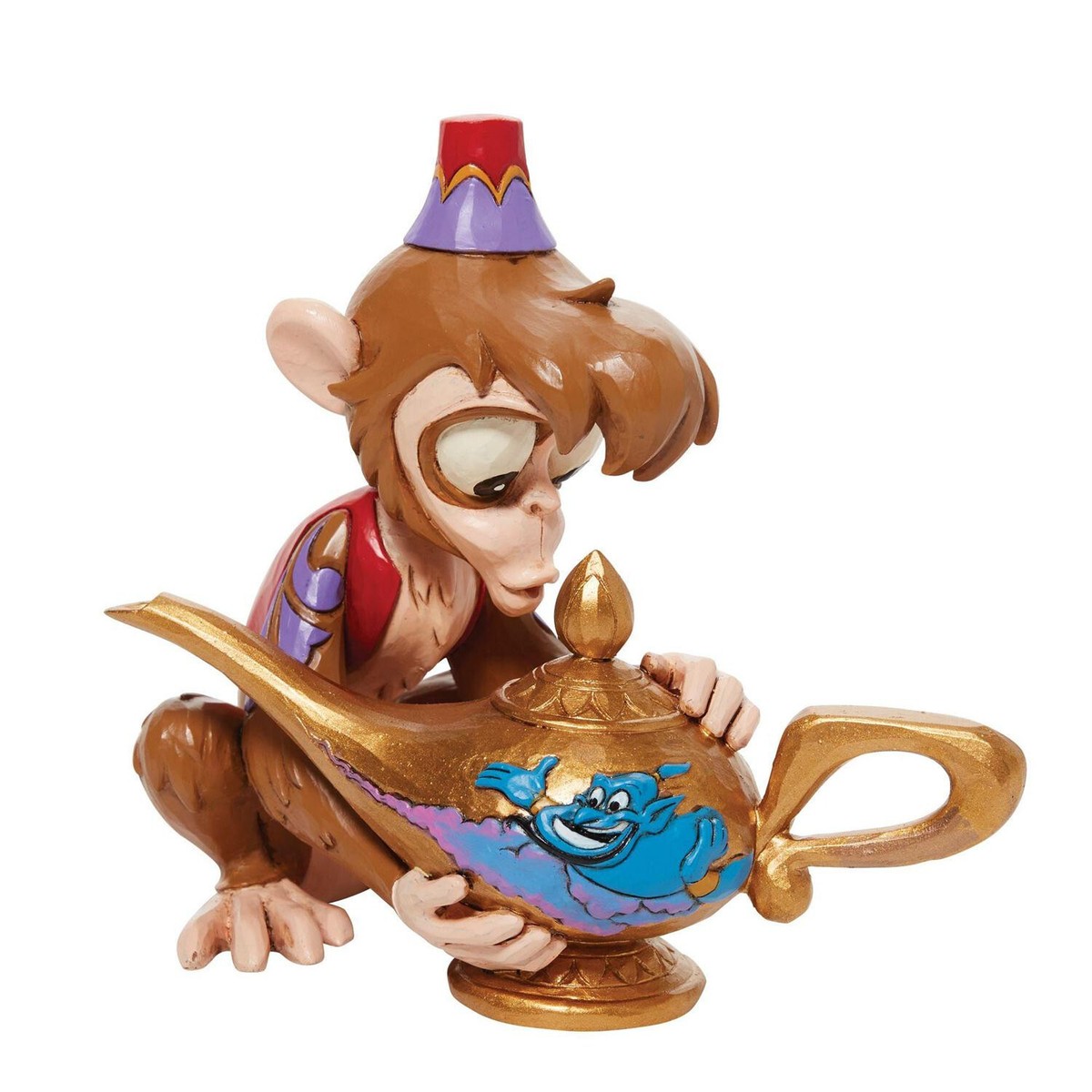 Jim Shore Disney Traditions - Abu with Genie Lamp - From Aladdin