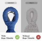 SUNCREAT Hammocks for Outside, Portable Heavy Duty Tree Hammock, Ocean Stripes