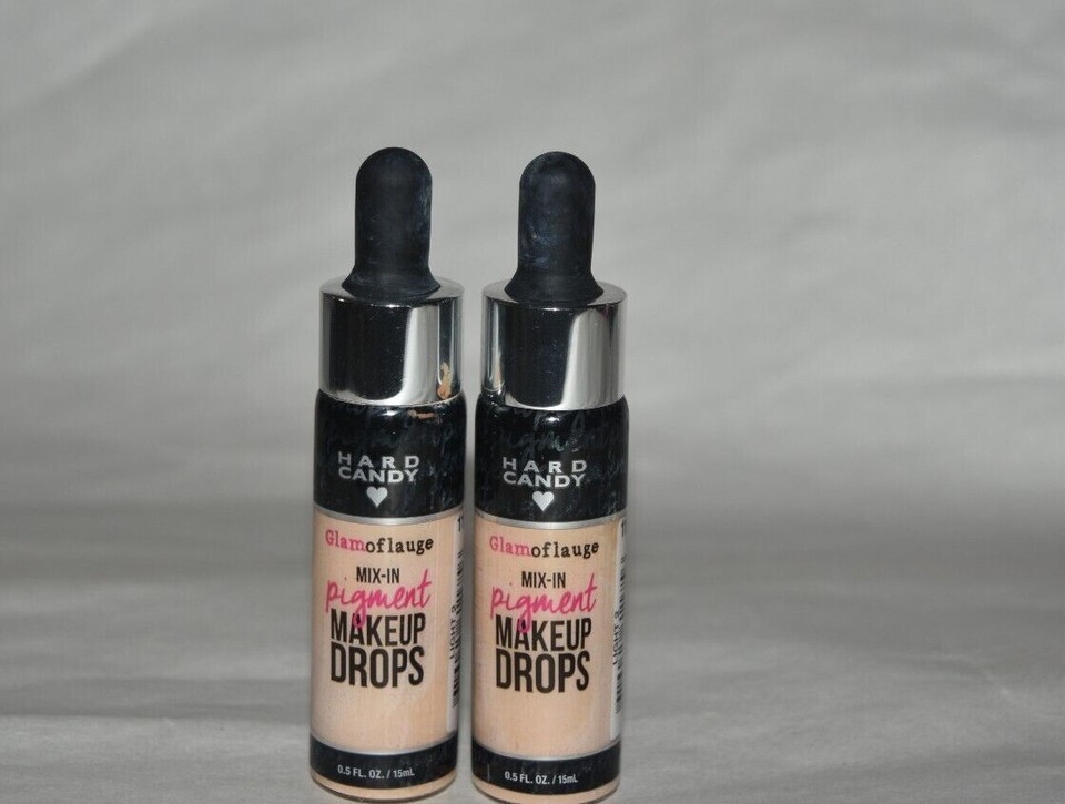 2X Hard Candy Glamoflauge Mix in Pigment MAKEUP DROPS Foundation U Choose eBay