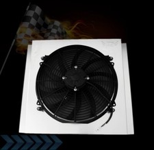 Kks4754 Aluminum Radiator Fan Shroud 16 Fan Fit 1947-1954 Chevy Truck Pickup