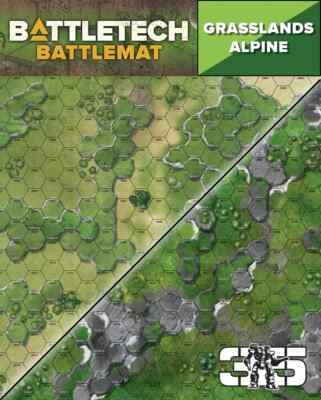 CAT35800C - Battletech ''Battle Mat Grasslands/Alpine'' (Neoprene, Catalyst) 