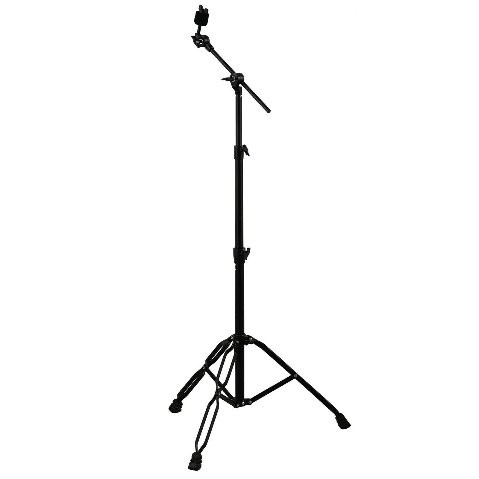 Cymbal Boom Stand Hide-away Boom Stand Double Braced BLACK Lower Tube 1" 6LBS