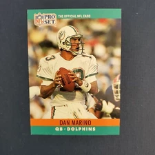 DAN MARINO - 1990 PRO SET FOOTBALL CARD  #181    PACK FRESH  LOOK!!!