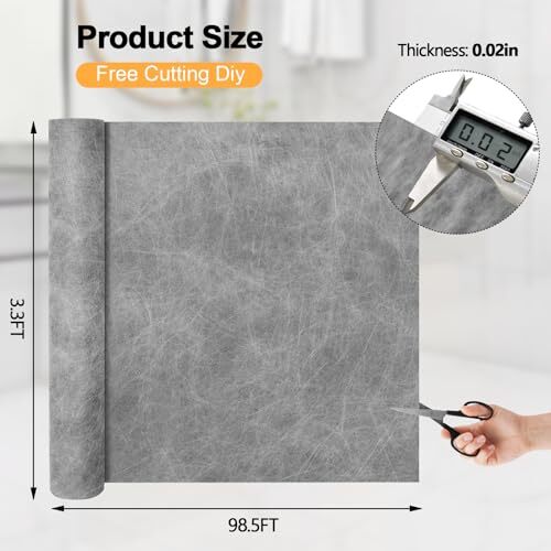 Waterproof Membrane for Shower 3.3ft x 98.5ft 323 Square Feet