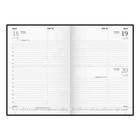 Buchkalender DIN A5 2026 Schwarz, Chefplaner 1Tag/1 Seite, Glocken (5079562906)