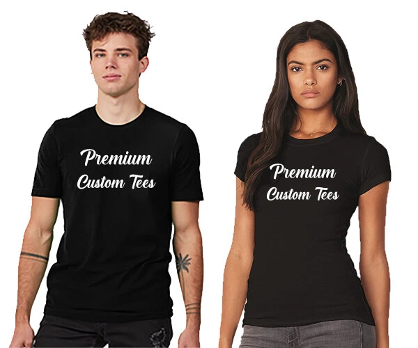 Custom T Shirt Print Your Design Image Logo Picture Men Women s Size S 3XL