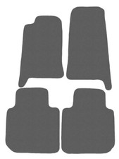 Graphit Fußmatten, Autoteppiche für Jaguar XJ8 I X300 1998-2003, 14xRand