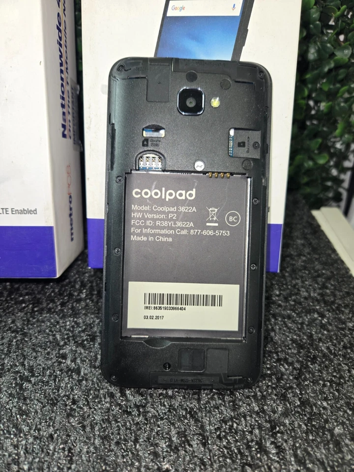 Coolpad Catalyst 3622A - 8 GB - GSM Desbloqueado (No para Metro) - Totalmente Nuevo - Foto 3 de 3