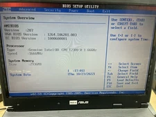 ASUS Barebook Z62F Intel Graphics 950 14.0 Core Duo 1.66 GHz Vintage Tested