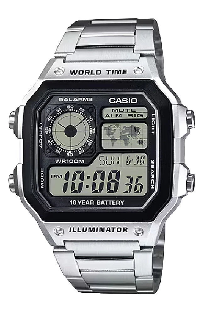 Orologio da Uomo SKMEI 1123 con Cinturino in Acciaio Inossidabile Impermeabile 3ATM Orologio Digitale LED Petalo acquista in modo economico - spedizione gratuita, recensioni reali con foto