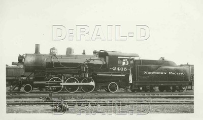 9B169 RP 1930er NORTHERN PACIFIC RAILROAD 2-6-2 LOK #2465 BRAINERD