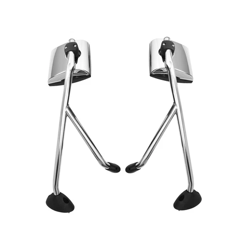 Pair Hood Mirror w/ Stainless Arm & Mounting Kits For International ProStar