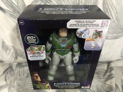 Disney Pixar Mattel Jetpack Liftoff Buzz Lightyear Figure Brand New