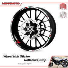 Para Aprilia RSV4 R RF RR Accesorios Moto Llanta Calcomanía Tiras Adhesivas `