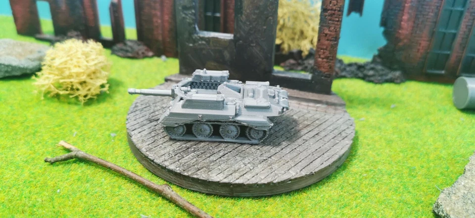 Alecto ( Spg ) Britannico Dopo La II Guerra Mondiale GB UK Kit Modello WW2 1:87 - Immagine 4 di 4