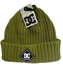 DC Unisex Beanie Hat Green One Size New