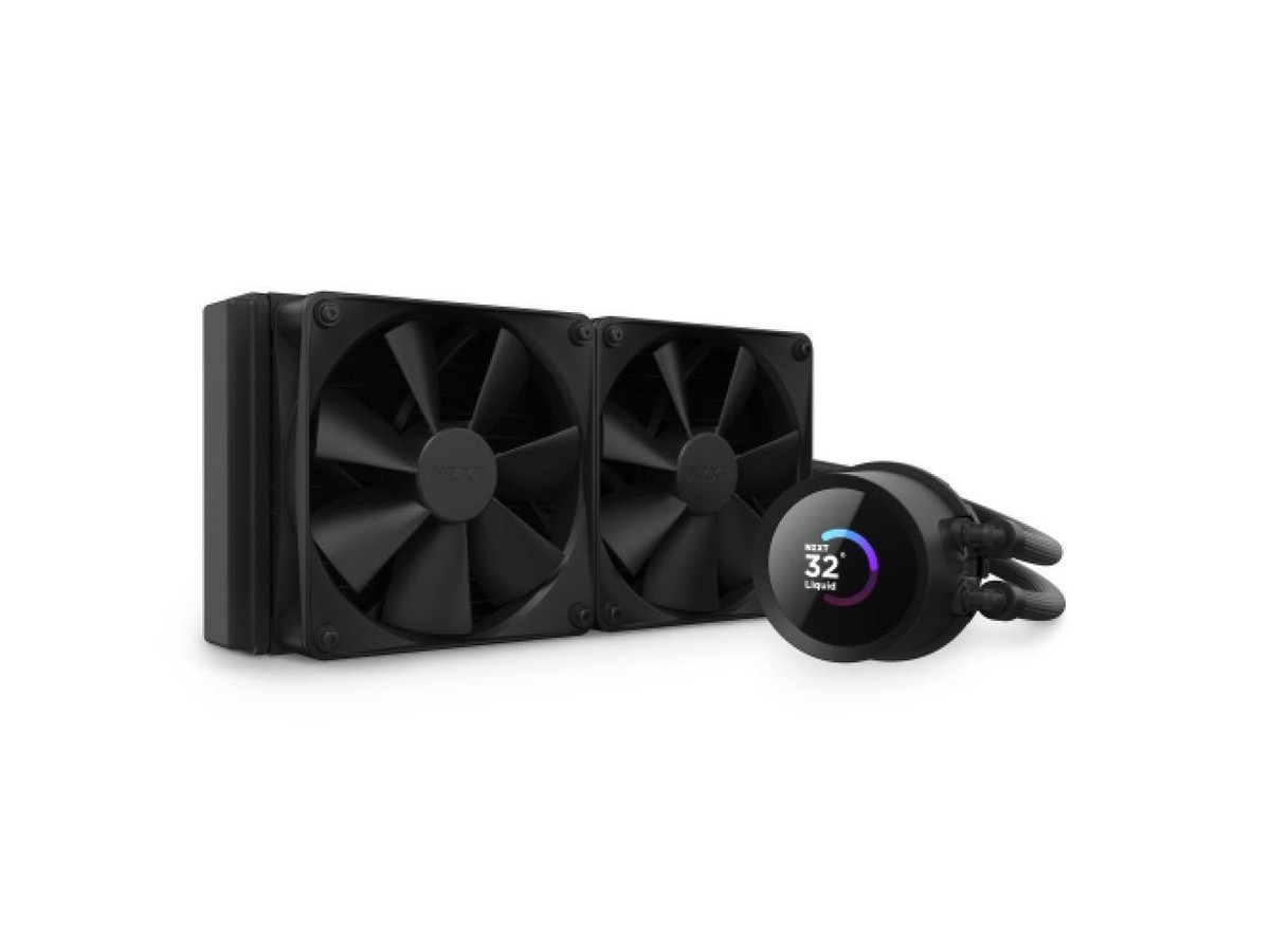 NZXT Kraken 240mm AIO CPU Liquid Cooler LCD Display 2 x F120P Fans