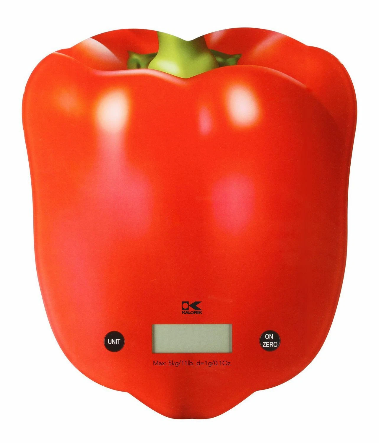 Kalorik Electronic KITCHEN SCALE Red Tomato Shaped LCD Display (Up to 11 LB) NEW