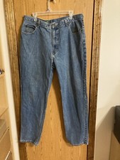 Vintage Orvis Men's Blue Denim Jeans 40x32 Made in the USA