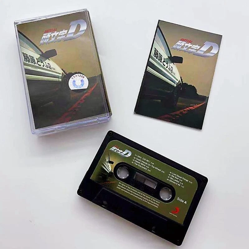 Initial D 头文字D OST Soundtrack Retro Album Tape Sealed Cassettes - Image 2 of 4