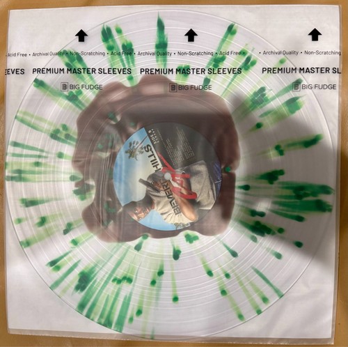 Beverly Hills Cop Harold Faltermeyer SCORE Palm Tree Splatter Vinyl **200 Made** - Picture 3 of 3