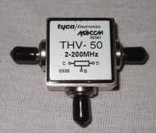 ANZAC MA-Com Amp Tyco Power Divider THV-50 2-200Mhz SMA (F) 30dB 2.5 Watts