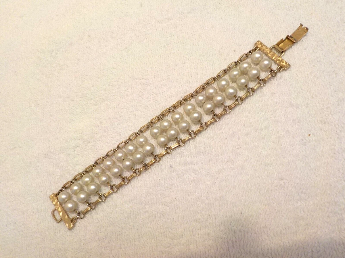 Sarah coventry pearl bracelet sale