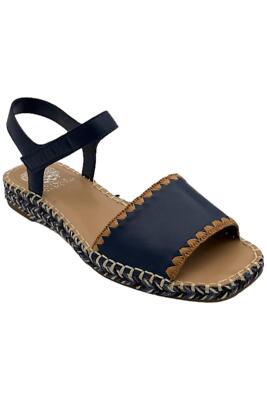 Vince Camuto Miraya Leather Espadrille Sandal Demin