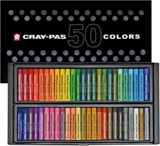 Sakura Color Cray Pas 50 Colours High Quality for Professionals VP50