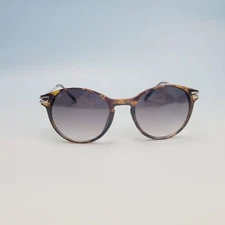 cat eye full frame sunglasses brown metal frame classic chic N22