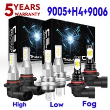 For Lexus LS400 1995-1997 - 6X CSP LED Headlight Bulbs High Low Beam Fog Light