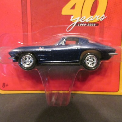 ミニカー Johnny Lightning 1966 Chevy Corvette Johnny Lightning1/64,Diecast 1966 Chevy Corvette, JL 40