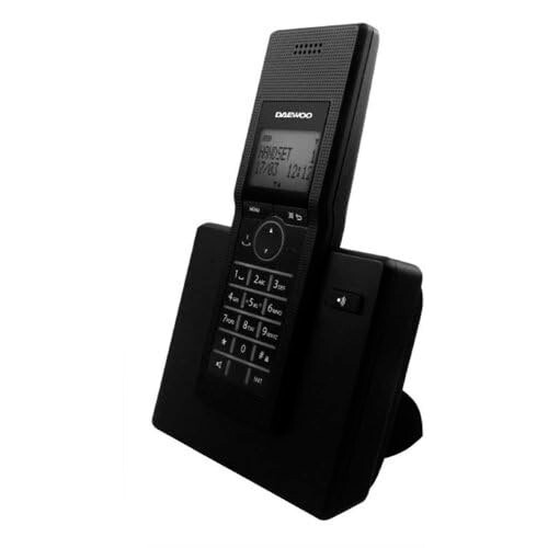 Teléfono Dect inalámbrico Daewoo DTD-3002 DUO color negro (NUEVO)