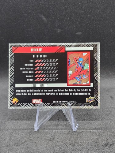 2023-24 Upper Deck Marvel Annual Spider-Boy Gold Linearity 47/88 #78 - Picture 2 of 2