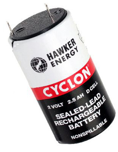 Hawker Cyclon 2.5-2 Blei Akku 2 V / 2500 Mah Akku D / Mono Zyklenfest 0810-0004-image