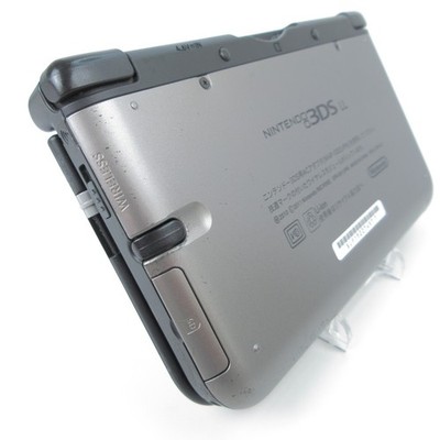 Excellent】Nintendo 3DS LL XL Silver x Black Console ONLY Japanese