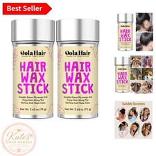 Long-Lasting Hair Wax Stick 2-Pack - Tame Flyaways  Achieve Sleek Looks