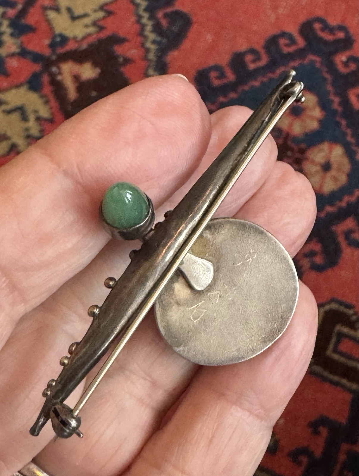 SPECTACULAR SIGNED STERLING SILVER TURQUOISE CHAL… - image 8