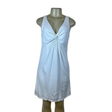 Ann Taylor LOFT Women's White Sleeveless Knot Front Dress Size S - New