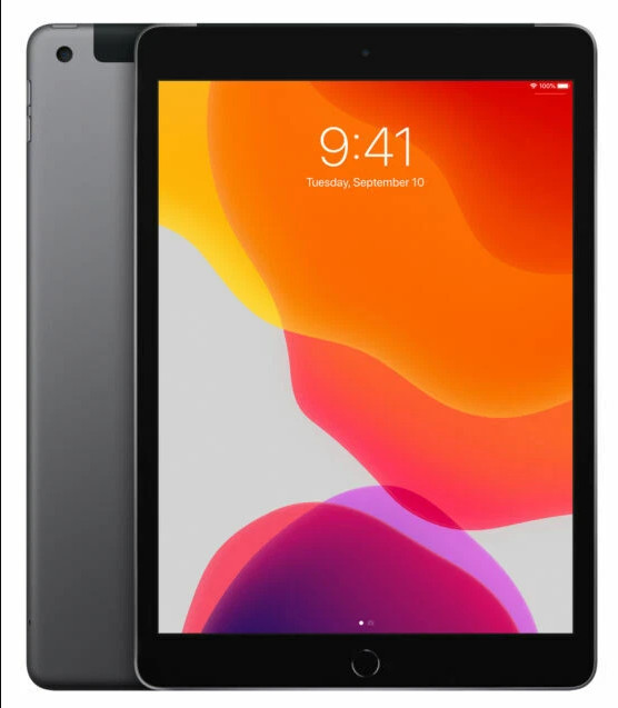 Apple iPad 2019 10.2-inch, Wi-Fi + Cellular, 128 GB, Space Gray