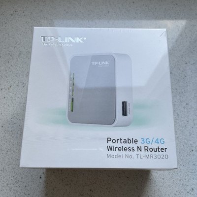 TP-LINK TL-MR3020 Portable Wireless N Router 150Mbps, 3G/4G, USB, Weiß